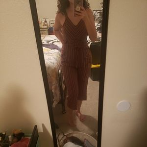 Striped jumpsuit 🌻